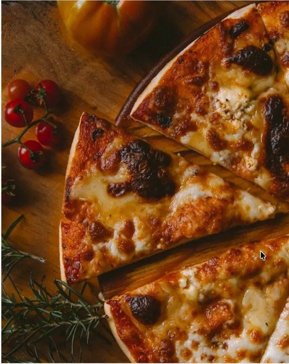 Margherita pizza